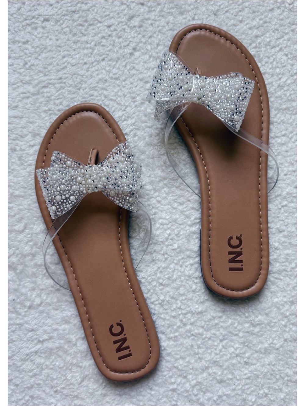 I.N.C. Mable Bow Flat Sandals - Picture 3 of 6